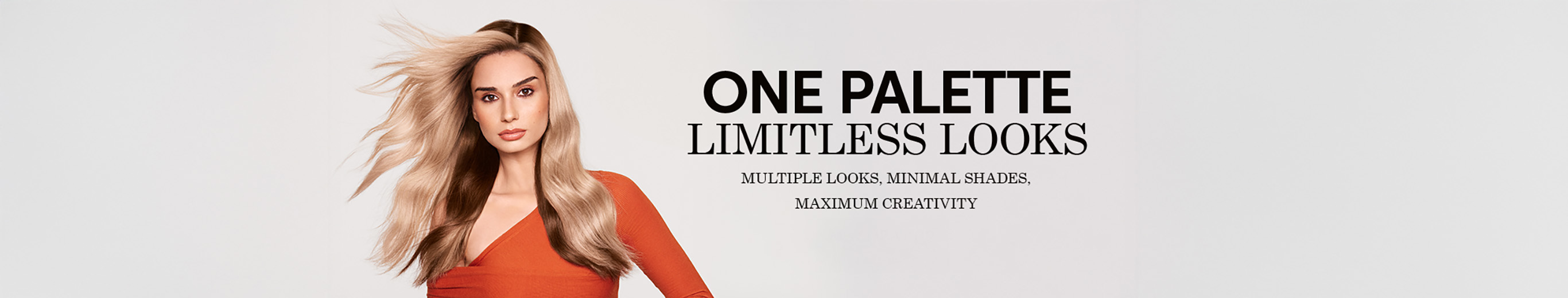 Wella Professionals One Palette Limitless Looks Colour Crush banner Wella Professionals One Palette Limitless Looks Colour Crush banner